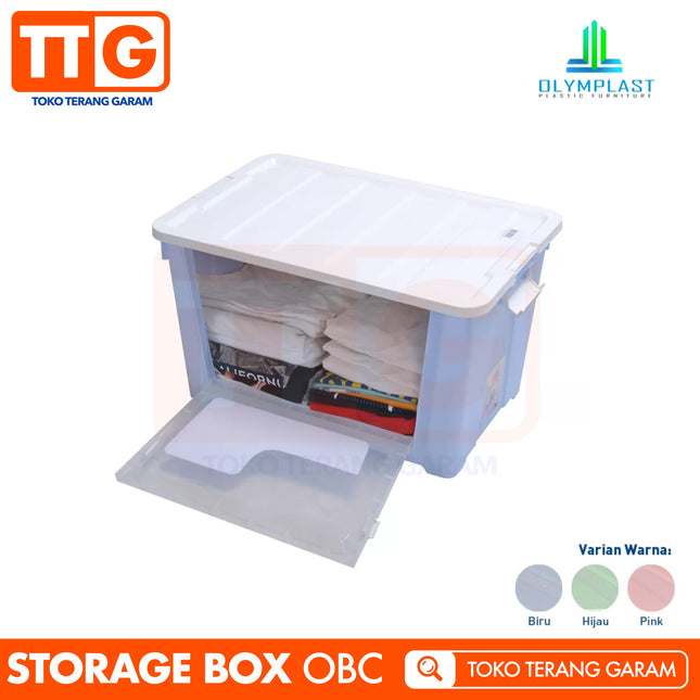 OLYMPLAST - OBC Box Container Serbaguna Plastic Storage 62 Liter