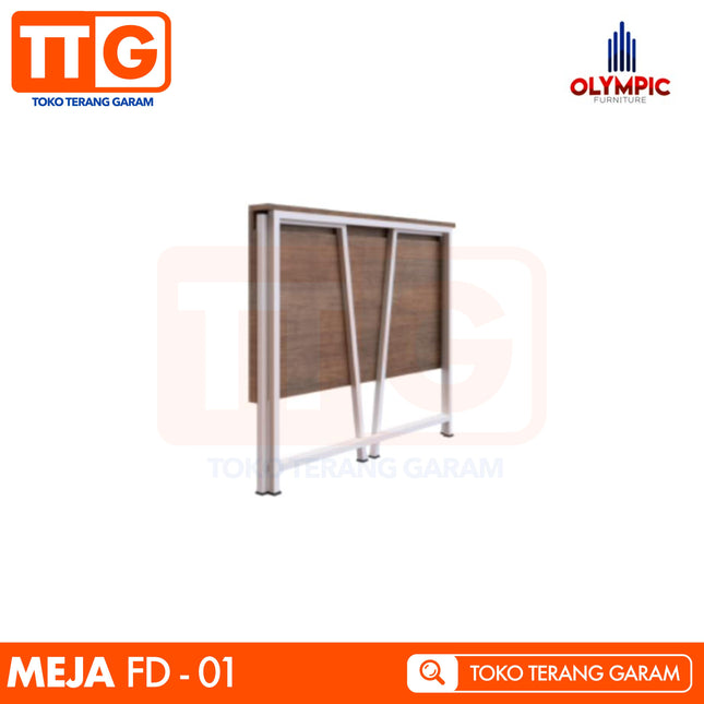 OLYMPIC - FD-01 Meja Belajar / Tulis Lipat Kaki Besi