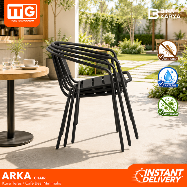 BINA KARYA - ARKA Kursi Santai / Kafe / Outdoor Chair Besi