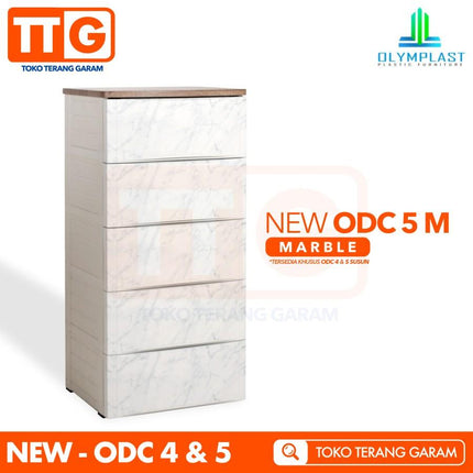 OLYMPLAST - ODC 05 MODERN Drawer Cabinet Plastik Laci 5 Susun