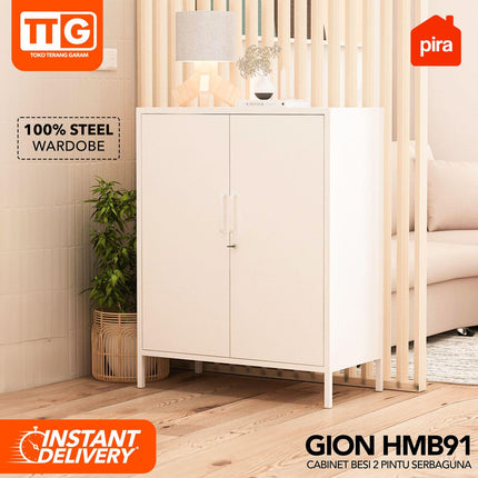 PIRA - GION HMB 91 Drawer / Cabinet / Diswar / Laci Besi 2 Pintu