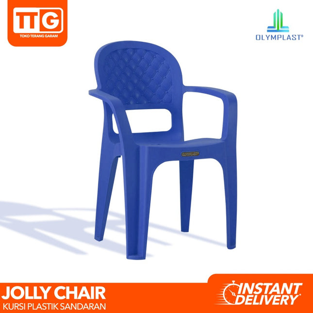 OLYMPLAST - JOLLY Kursi Plastik Sandaran Santai