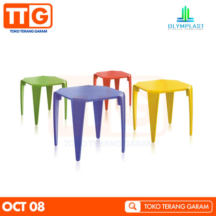 OLYMPLAST - OCT 08 Meja Belajar Main Plastik / Coffee Table Anak