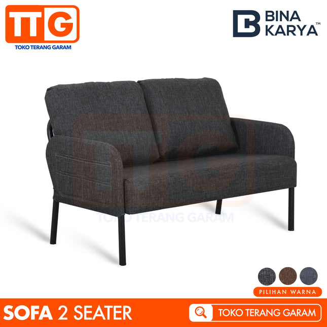 BINA KARYA - MARCOPOLO 2S Sofa 2 Seater Rangka Besi