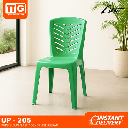 UNION PLASTIC - UP 205  Kursi Plastik Susun Glossy