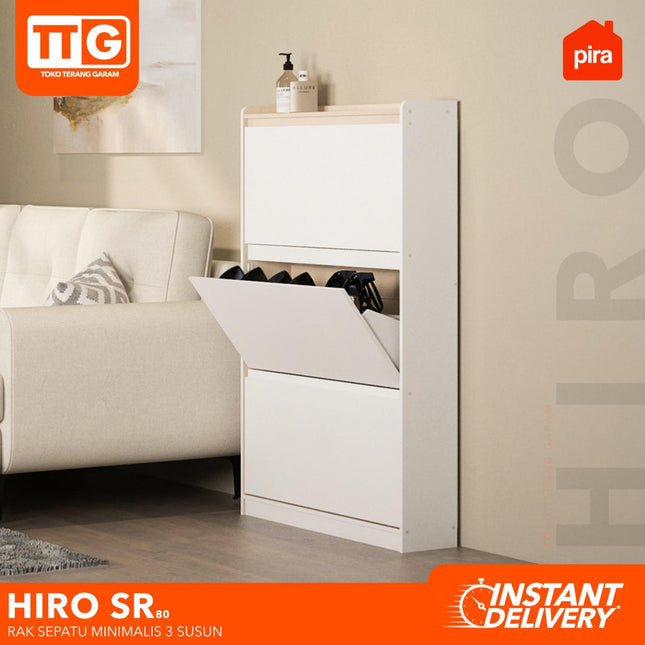 PIRA OX - HIRO SR Rak / Lemari Sepatu Swiing 50 / 80 cm