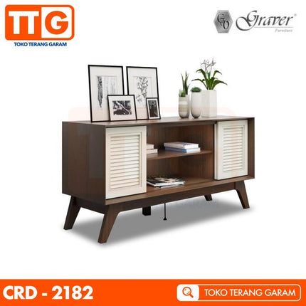 GRAVER - CRD 2182 Meja / Rak TV 120 cm