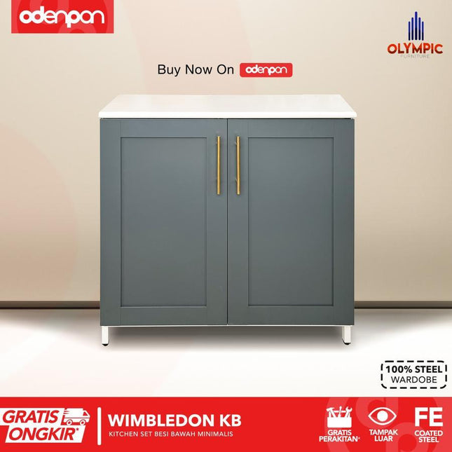 OLYMSTEEL - OKD WIMBLEDON Kitchen Set Atas & Bawah / Rak Gantung Dapur