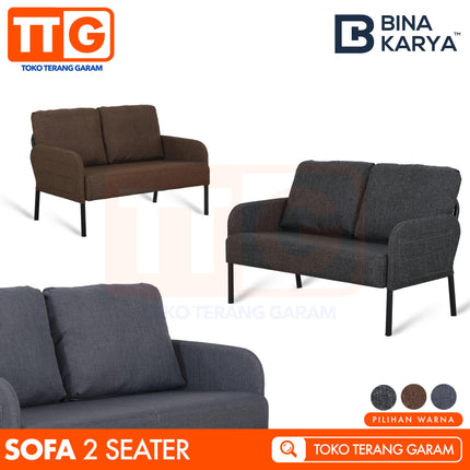 BINA KARYA - MARCOPOLO 2S Sofa 2 Seater Rangka Besi