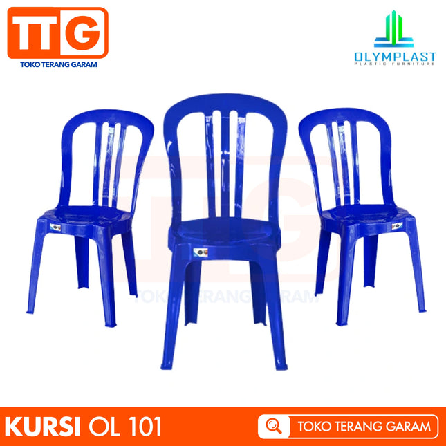 OLYMPLAST - OL 101 Kursi Plastik Sandar Susun Minimalis