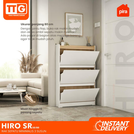 PIRA OX - HIRO SR Rak / Lemari Sepatu Swiing 50 / 80 cm