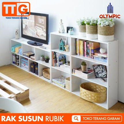 OLYMPIC - RB RUBIK 3T Rak Susun Buku Serbaguna 3 Susun