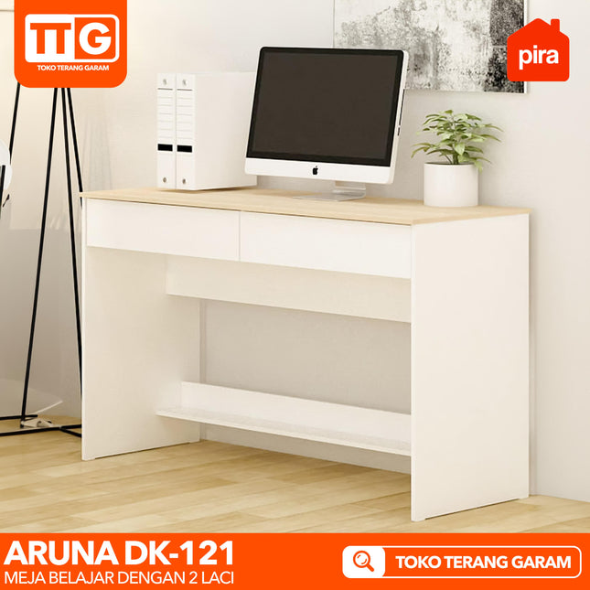PIRA OX - ARUNA DK 121 Meja Belajar / Kerja / Kantor Dengan Laci 120 cm