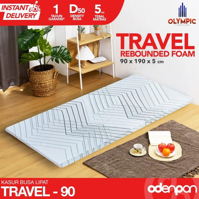OLYMPIC - REBONDED LIPAT Kasur Busa Lantai Rebounded 90 x 190  Tebal 5 cm