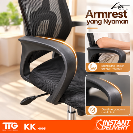TGF - KK 4005 Kursi Jaring Kantor Hidrolik
