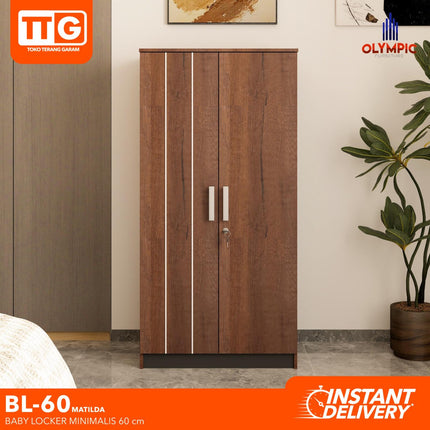 OLYMPIC BL 60 Baby Locker / Lemari Pakaian Anak Minimalis Dengan Rak 60 cm