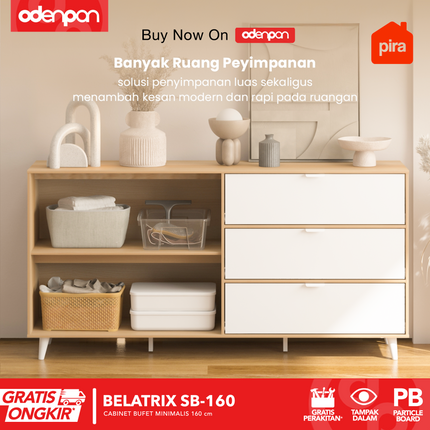 PIRA OX - BELATRIX SB 160 Buffet / Cabinet Scandinavia 160 cm