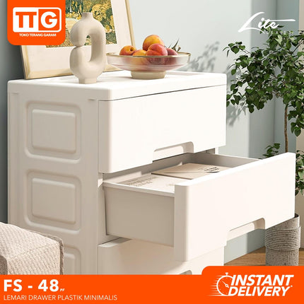 TGF - FS - 48 Cabinet Drawer Laci Plastik  3 4 5 6 Susun
