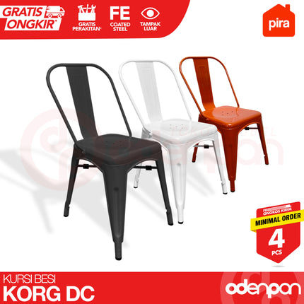 PIRA - KORG DC Kursi Makan Kafe Besi Import