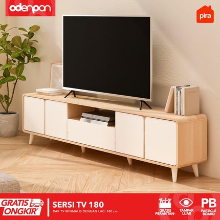 PIRA OX - SERSI TV180 Meja Rak TV Dengan Kaki 180 cm