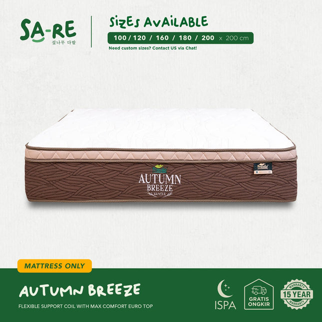 PROCELLA - AUTUMN BREEZE Kasur Spring Bed Max Comfort Euro Top