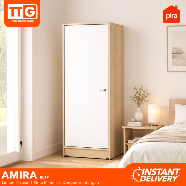 PIRA - AMIRA BL1P Baby Locker / Lemari Pakaian Anak 1 Pintu