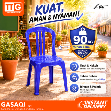 TABITHA - GASAQI 101 Kursi Plastik Sandar Susun Minimalis