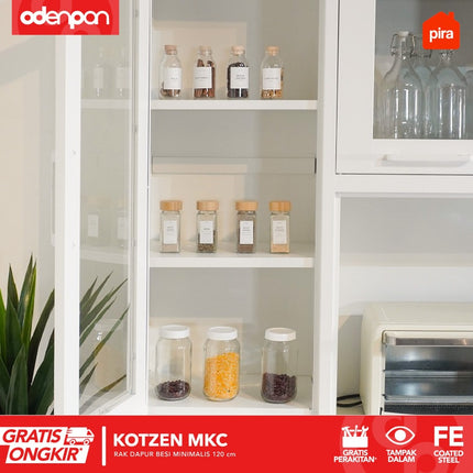 PIRA - KOTZEN MKC Rak Lemari Sayur / Rak Dapur / Kitchen Set Besi Minimalis 120 cm