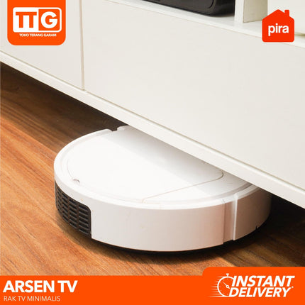 PIRA - ARSEN TV 123 Meja / Rak TV Dengan 2 Laci & Kaki 120 cm