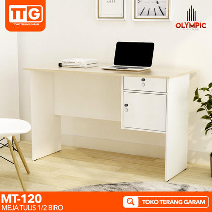 OLYMPIC G-STAR - MT 120 Meja Belajar Tulis Komputer Kerja 1/2 Biro 120 cm