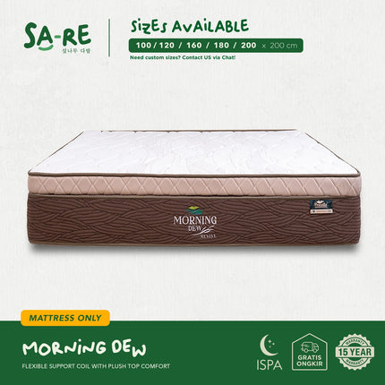 PROCELLA - MORNING DEW Kasur Spring Bed Plush Top Comfort