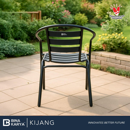 BINA KARYA - KIJANG Kursi Outdoor / Taman / Cafe Aluminium