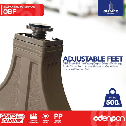OLYMPLAST - OBF Divan & Sandaran Plastik Foundation Bed