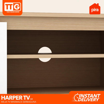PIRA OX - HARPER TV120 Meja / Rak TV Dengan 2 Pintu 120 cm