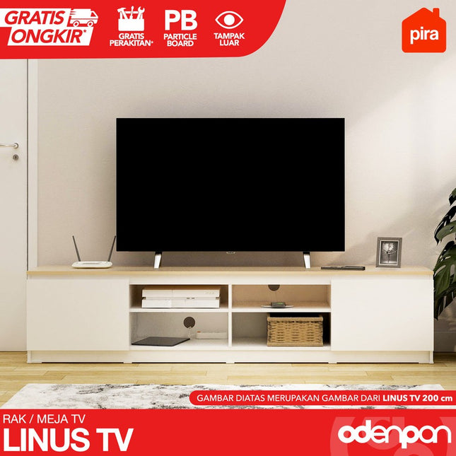 PIRA - LINUS TV Meja / Rak TV  Serbaguna 140 & 200 cm