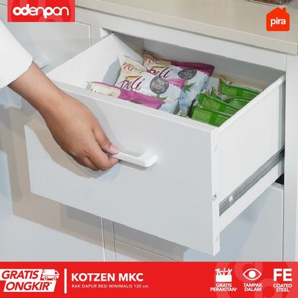 PIRA - KOTZEN MKC Rak Lemari Sayur / Rak Dapur / Kitchen Set Besi Minimalis 120 cm
