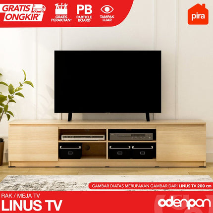 PIRA - LINUS TV Meja / Rak TV  Serbaguna 140 & 200 cm