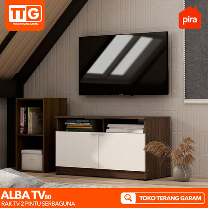 PIRA - ALBA TV 80 Meja / Rak TV Minimalis 80 cm