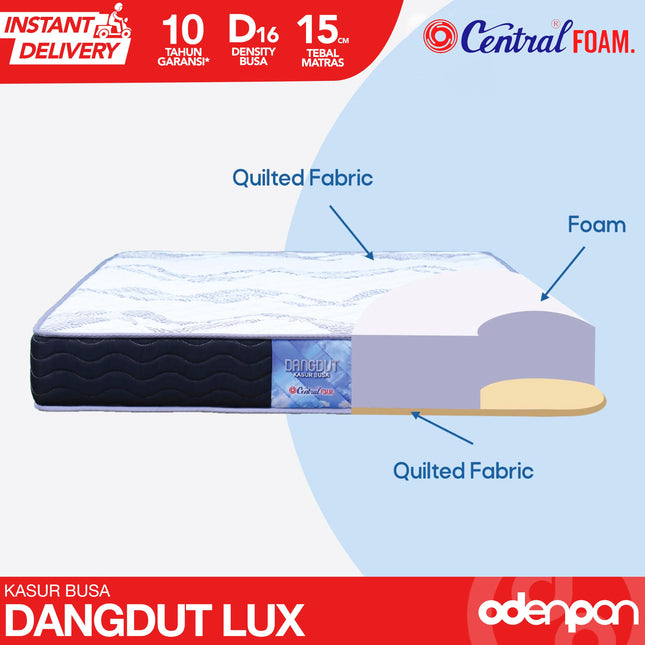 CENTRAL - DANGDUT S14 LUXURY Kasur Busa Murah Tebal 15 cm