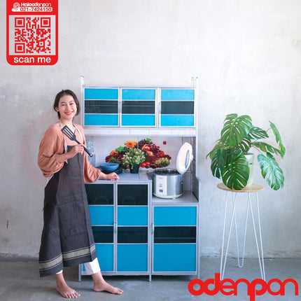 BINA KARYA - BIMA 2P Lemari / Rak Piring 3 Pintu