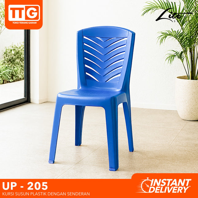 UNION PLASTIC - UP 205  Kursi Plastik Susun Glossy