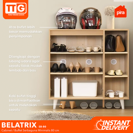 PIRA OX - BELATRIX SB 80 Buffet / Cabinet Scandinavia 80 cm