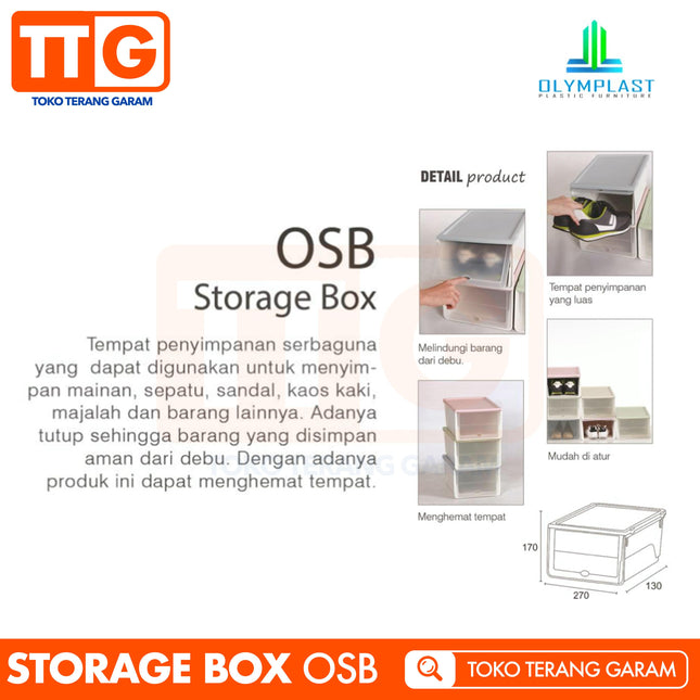 OLYMPLAST - OSB Storage Box Plastik Serbaguna