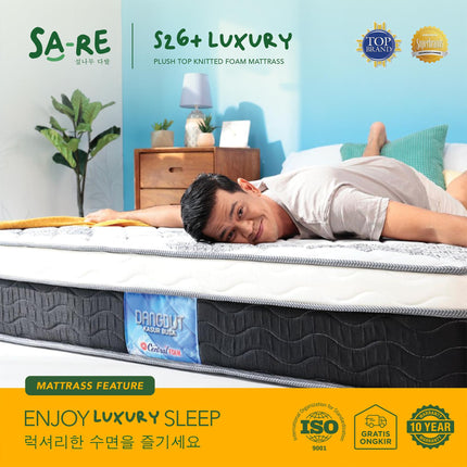 CENTRAL - DANGDUT S-26+ LUXURY PLUS Kasur Busa Luxury Plush Top