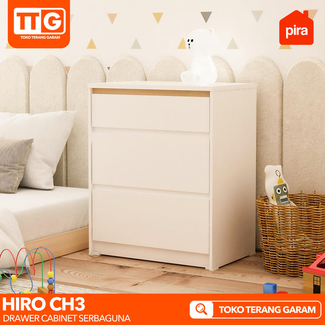 PIRA OX - HIRO CH Drawer Cabinet Bufet Laci 3 4 5 Susun