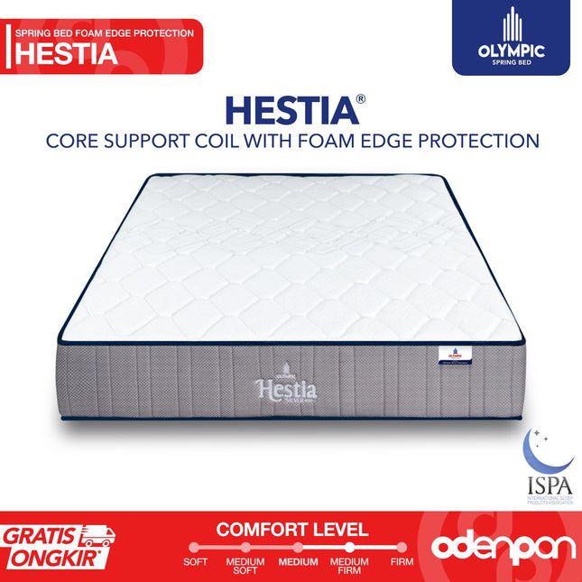 OLYMPIC - HESTIA Kasur Spring Bed Mattress Garansi Foam Edge Protection