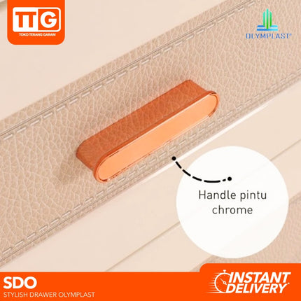 OLYMPLAST - SDO Stylish Drawer Cabinet Plastik 4 & 5 Susun