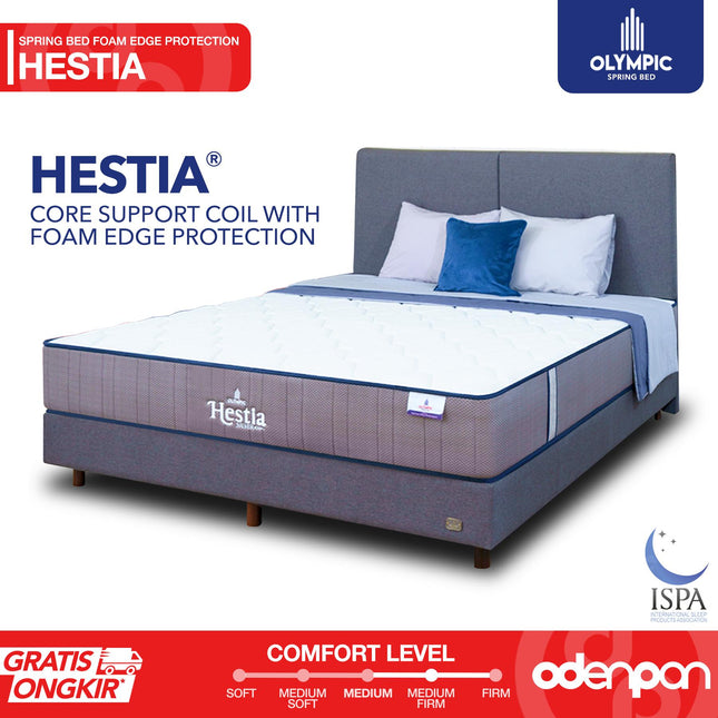 OLYMPIC - HESTIA Kasur Spring Bed Mattress Garansi Foam Edge Protection