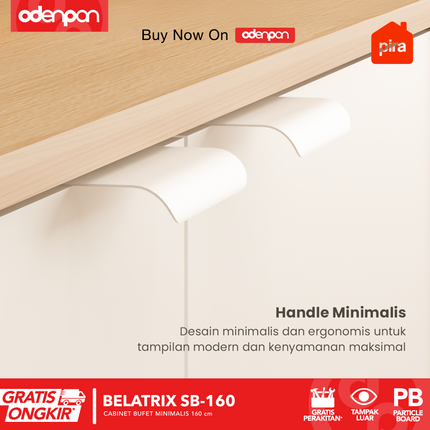 PIRA OX - BELATRIX SB 160 Buffet / Cabinet Scandinavia 160 cm
