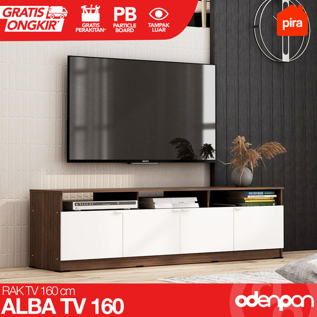 PIRA - ALBA TV 160 Meja / Rak TV Minimalis 160 cm